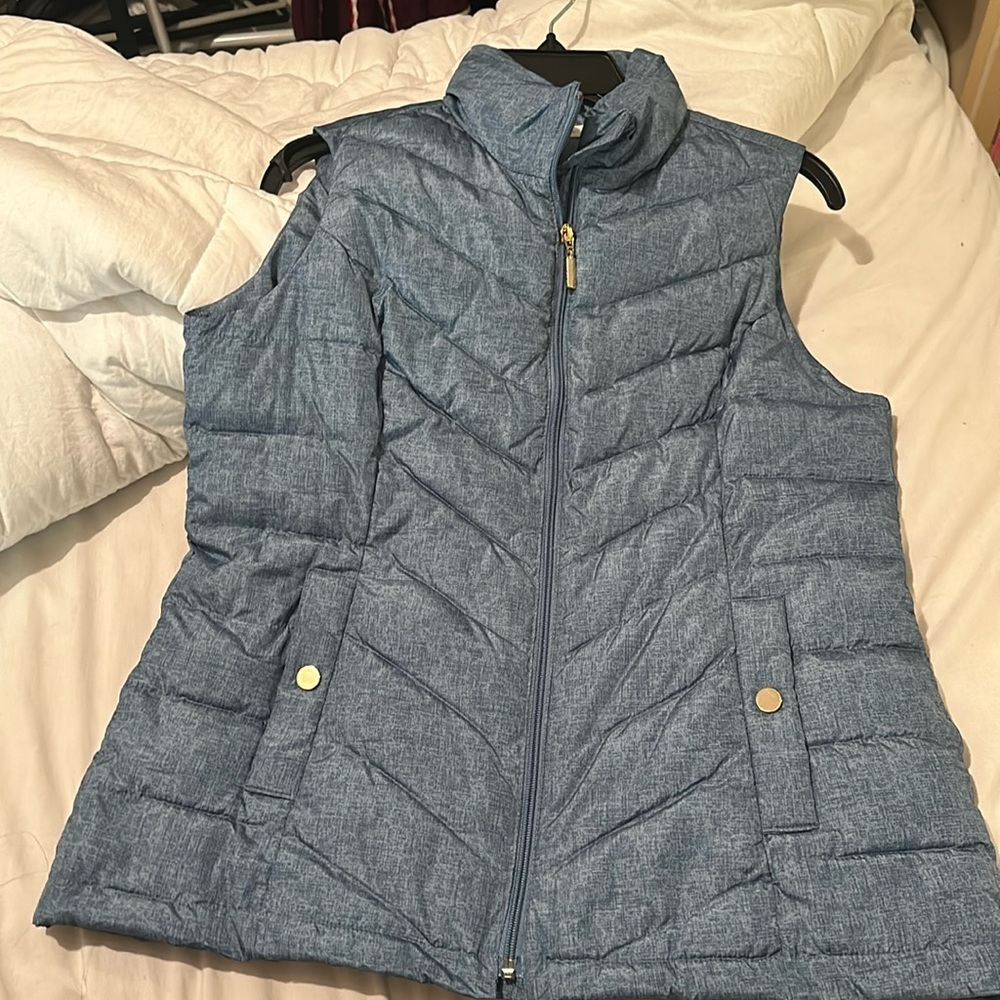 Faux Denim Looking Vest